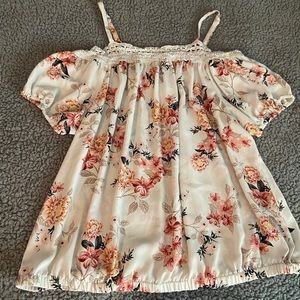 Torrid cold shoulder blouse